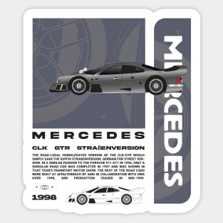 1998 Mercedes CLK GTR Sticker